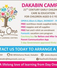 Day One Early Learning Centre – Dakabin Campus