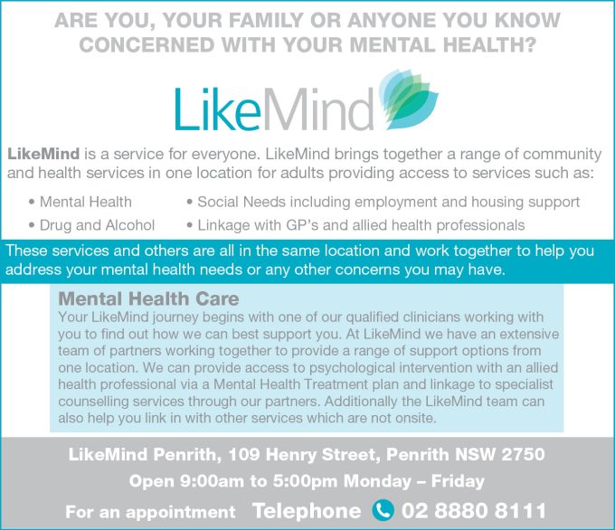 LikeMind Mental Health &#8211; Penrith