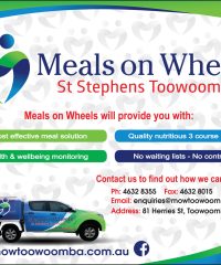 Meals on Wheels St Stephens Toowoomba